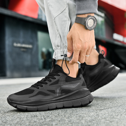 SooFeet Men Orthopedic Shoes Arch-support Airy Mesh Cushioned Sole Comfy Sneakers