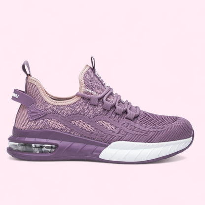 SooFeet Women Orthopedic Shoes Comfortable Air Cushion Steel Toe Good Walking Shoes