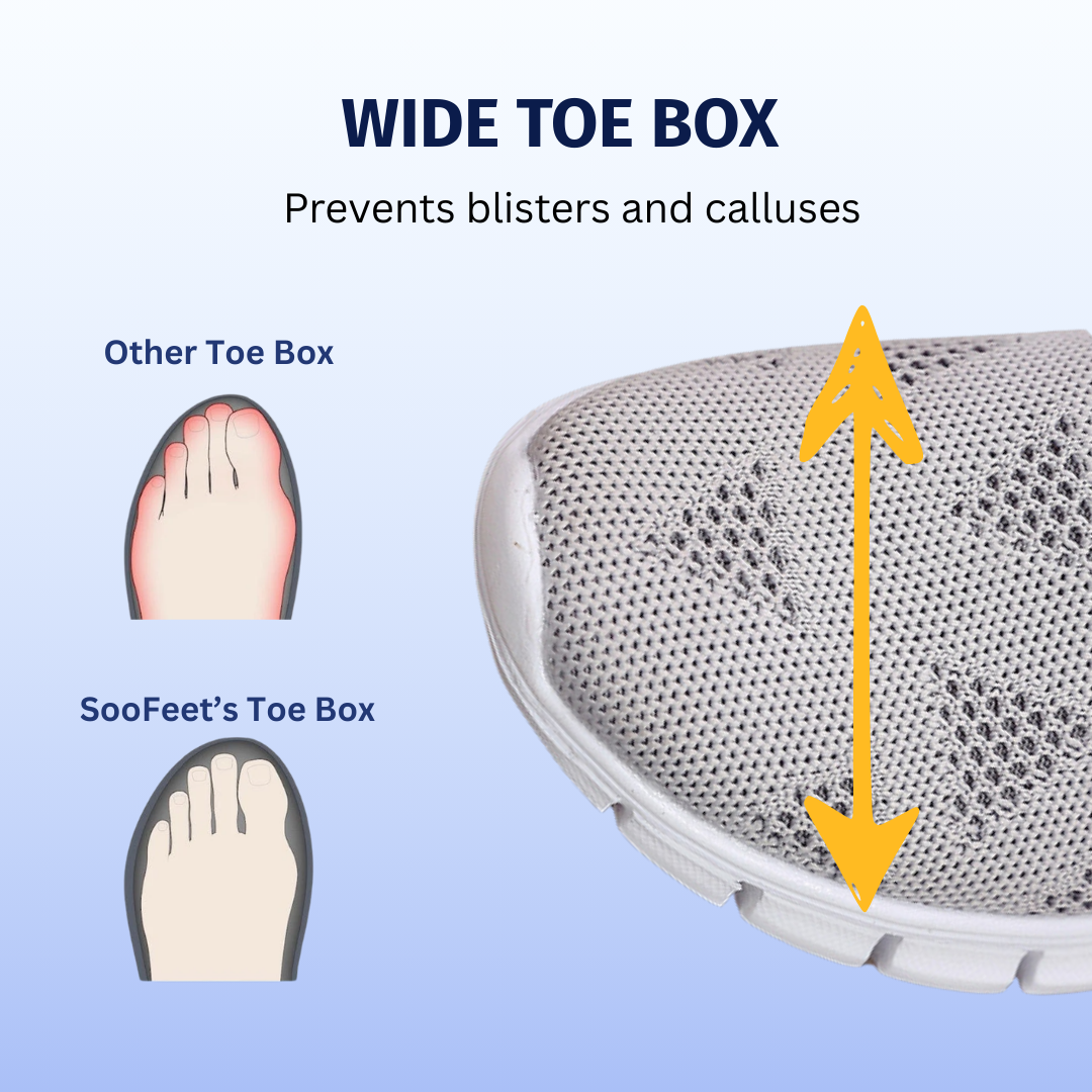 SooFeet's Women Sock Flex | Breathable Comfy Arch-support Elastic Slip-on Nurse Shoes