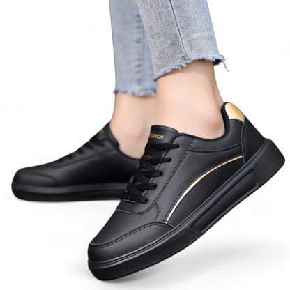 SooFeet Women Orthopedic Shoes Water-resistant Leather Breathable Casual Walking
