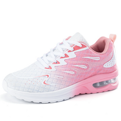 SooFeet Women Orthopedic Shoes Breathable Flying Weave Air-cushioned Casual Trendy Style