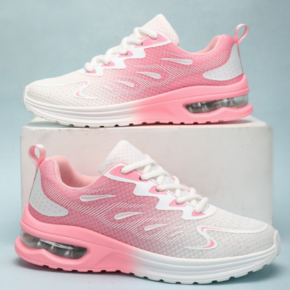 SooFeet Women Orthopedic Shoes Breathable Flying Weave Air-cushioned Casual Trendy Style