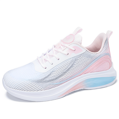 SooFeet Women Orthopedic Shoes Breathable Mesh Lightweight Vulcanized Casual Glossy Style