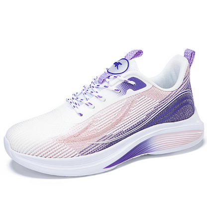SooFeet Women Orthopedic Shoes Breathable Mesh Lightweight Vulcanized Casual Glossy Style