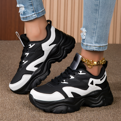 SooFeet Women Orthopedic Shoes Comfortable Waterproof Leather Casual Jogging