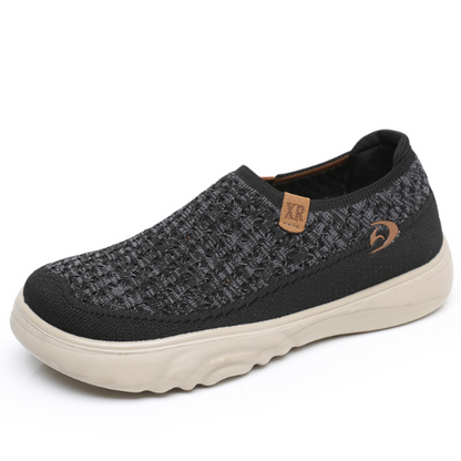 SooFeet Women Orthopedic Shoes Breathable Mesh Shallow Mouth Casual Slip-on Loafers