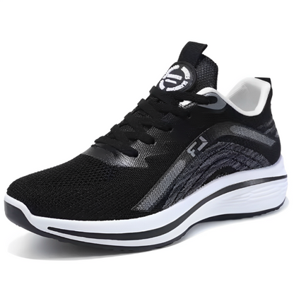 SooFeet Men Orthopedic Shoes Breathable Flying Weave Non-slip Casual Walking Lightweight Shoes