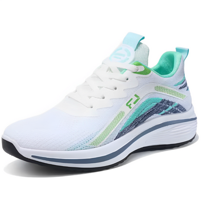 SooFeet Men Orthopedic Shoes Breathable Flying Weave Non-slip Casual Walking Lightweight Shoes