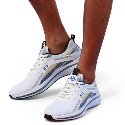 SooFeet Men Orthopedic Shoes Breathable Flying Weave Non-slip Casual Walking Lightweight Shoes