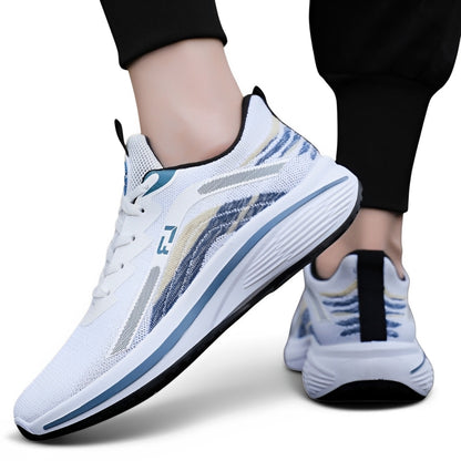 SooFeet Men Orthopedic Shoes Breathable Flying Weave Non-slip Casual Walking Lightweight Shoes