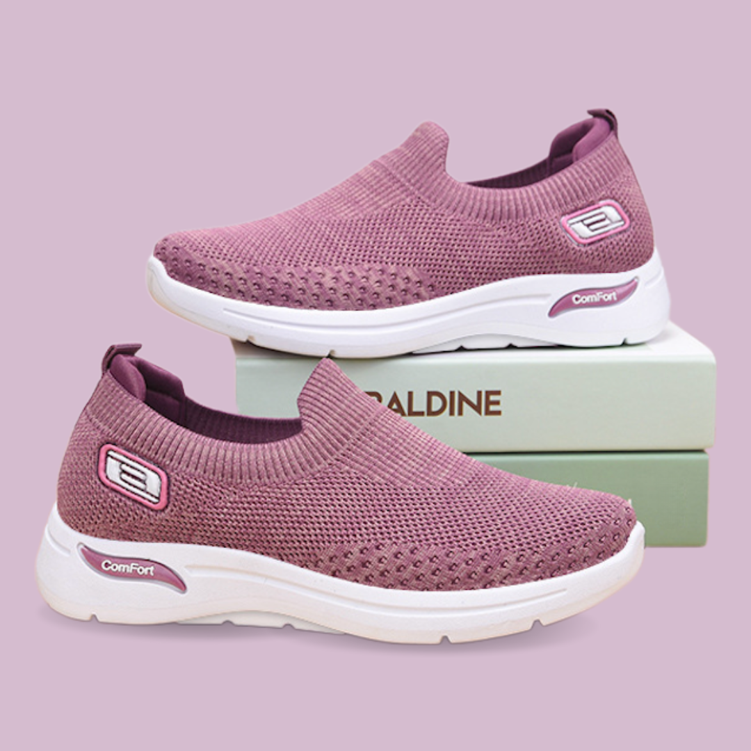 SOOFEET Women Orthopedic Breathable Mesh Weaving Spring Summer Walking Shoes