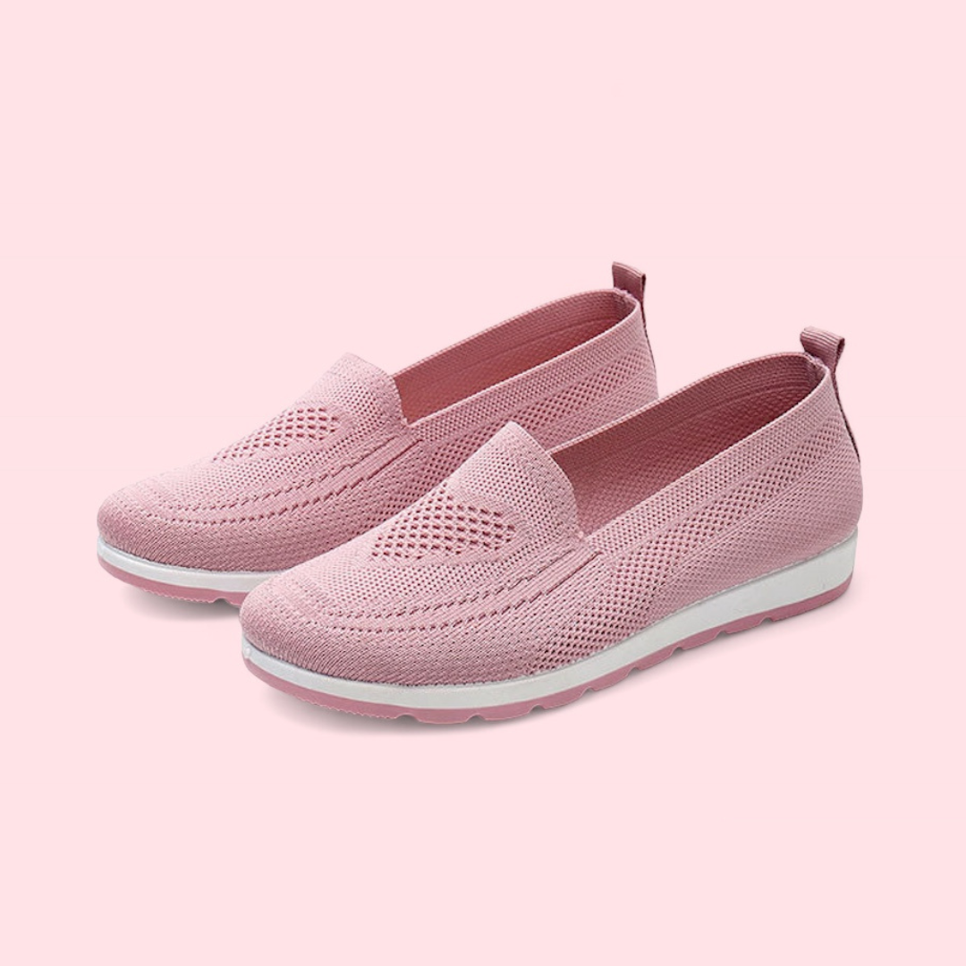 SOOFEET Women Orthopedic Slip On Vulcanize Super Light Trendy Spring Summer Walking Shoes