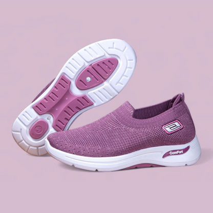 SOOFEET Women Orthopedic Breathable Mesh Weaving Spring Summer Walking Shoes