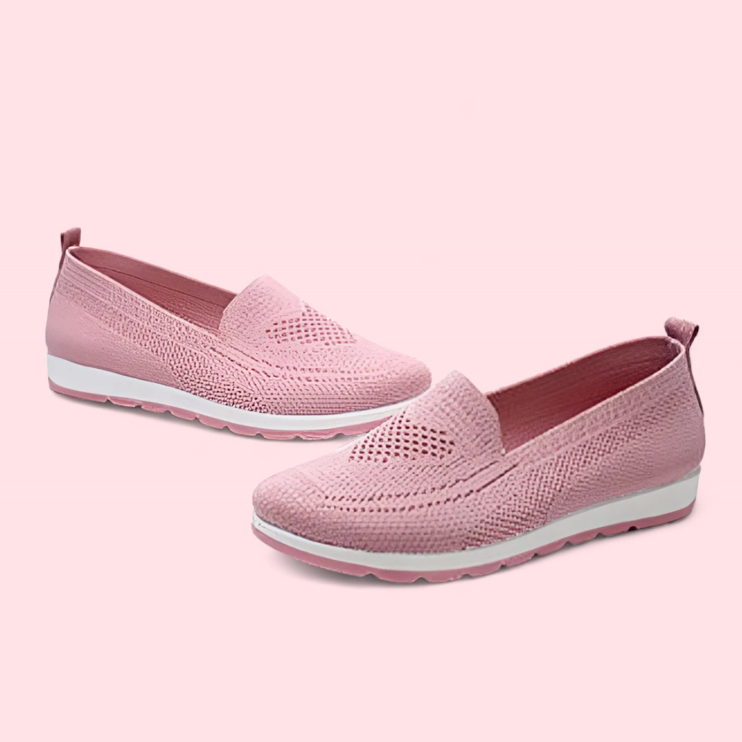 SOOFEET Women Orthopedic Slip On Vulcanize Super Light Trendy Spring Summer Walking Shoes