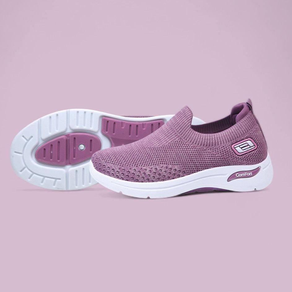 SOOFEET Women Orthopedic Breathable Mesh Weaving Spring Summer Walking Shoes