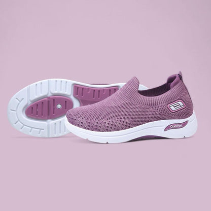 SOOFEET Women Orthopedic Breathable Mesh Weaving Spring Summer Walking Shoes