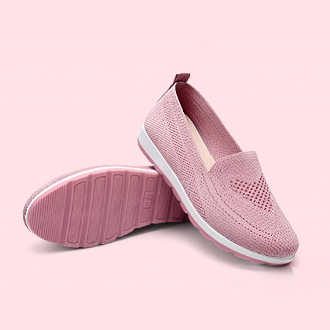 SOOFEET Women Orthopedic Slip On Vulcanize Super Light Trendy Spring Summer Walking Shoes