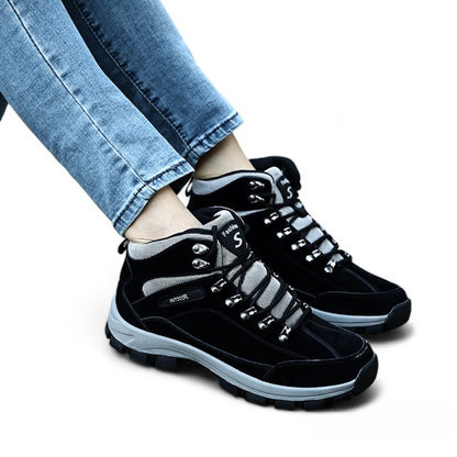 SOOFEET Women Orthopedic Suede Hiking Boots