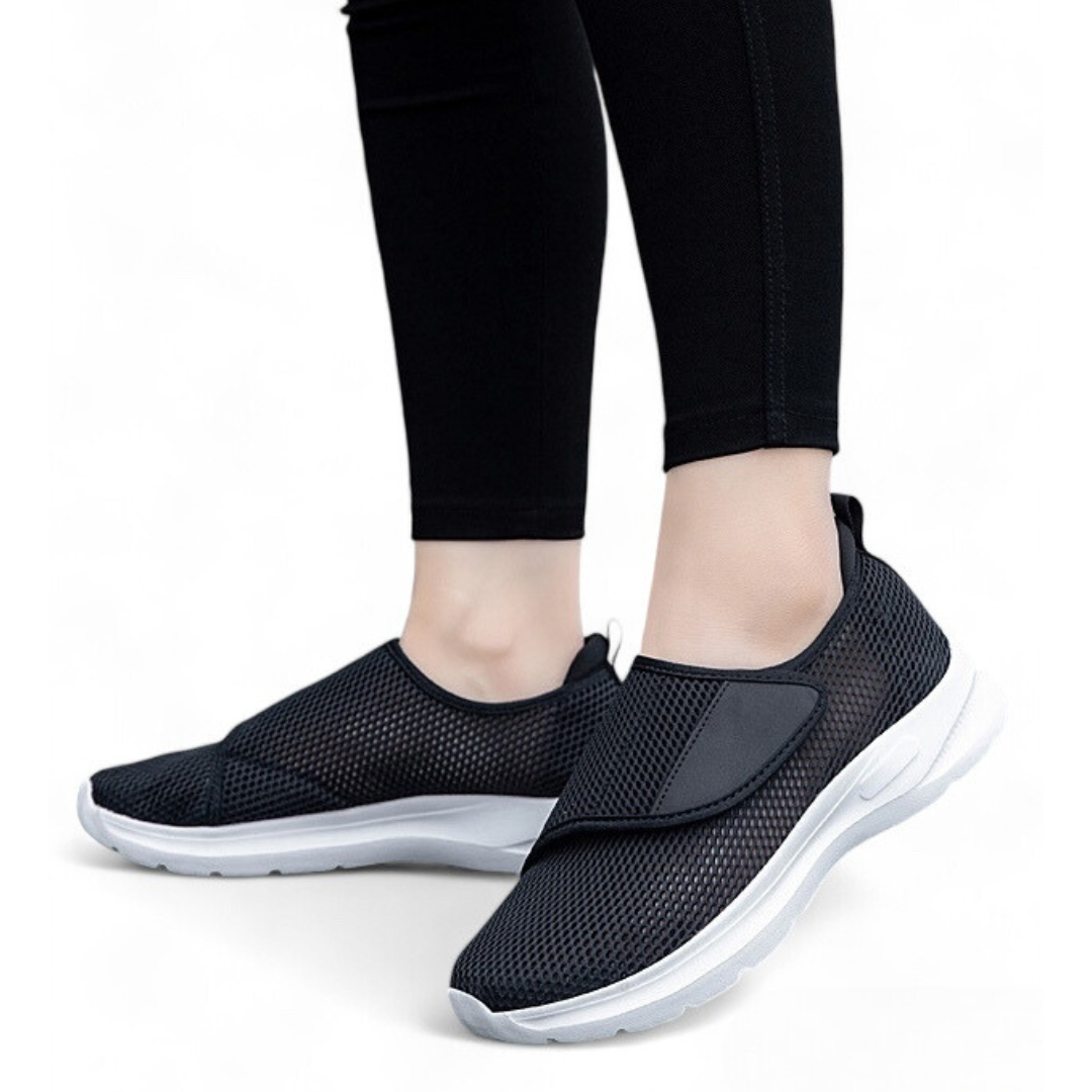 SOOFEET Women Orthopedic Shoes Breathable Sneakers Arch Support Design