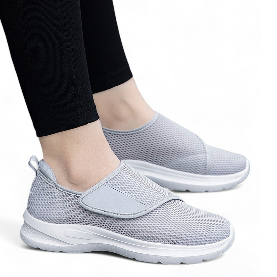 SOOFEET Women Orthopedic Shoes Breathable Sneakers Arch Support Design