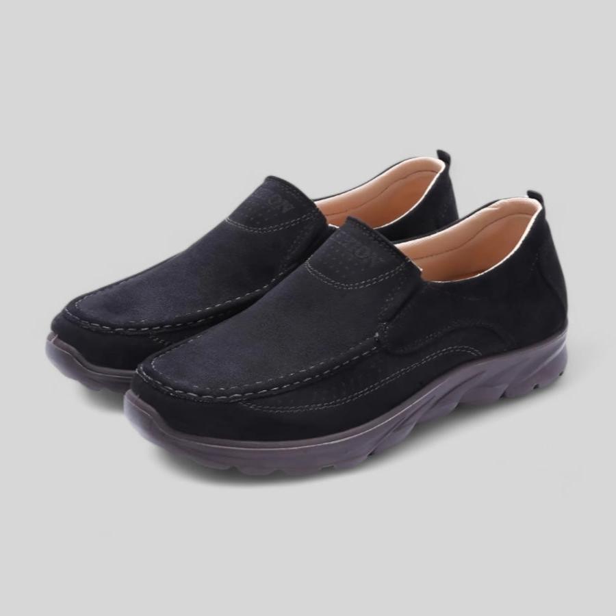 SooFeet Men Orthopedic Shoes Slip on Canvas Casual Shoes