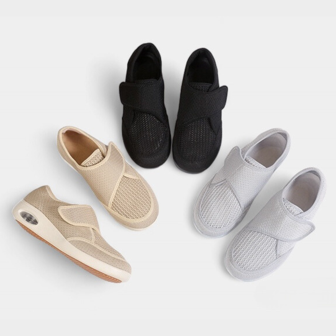 SooFeet Women Orthopedic Shoes Breathable Soft Standing All day Shoes