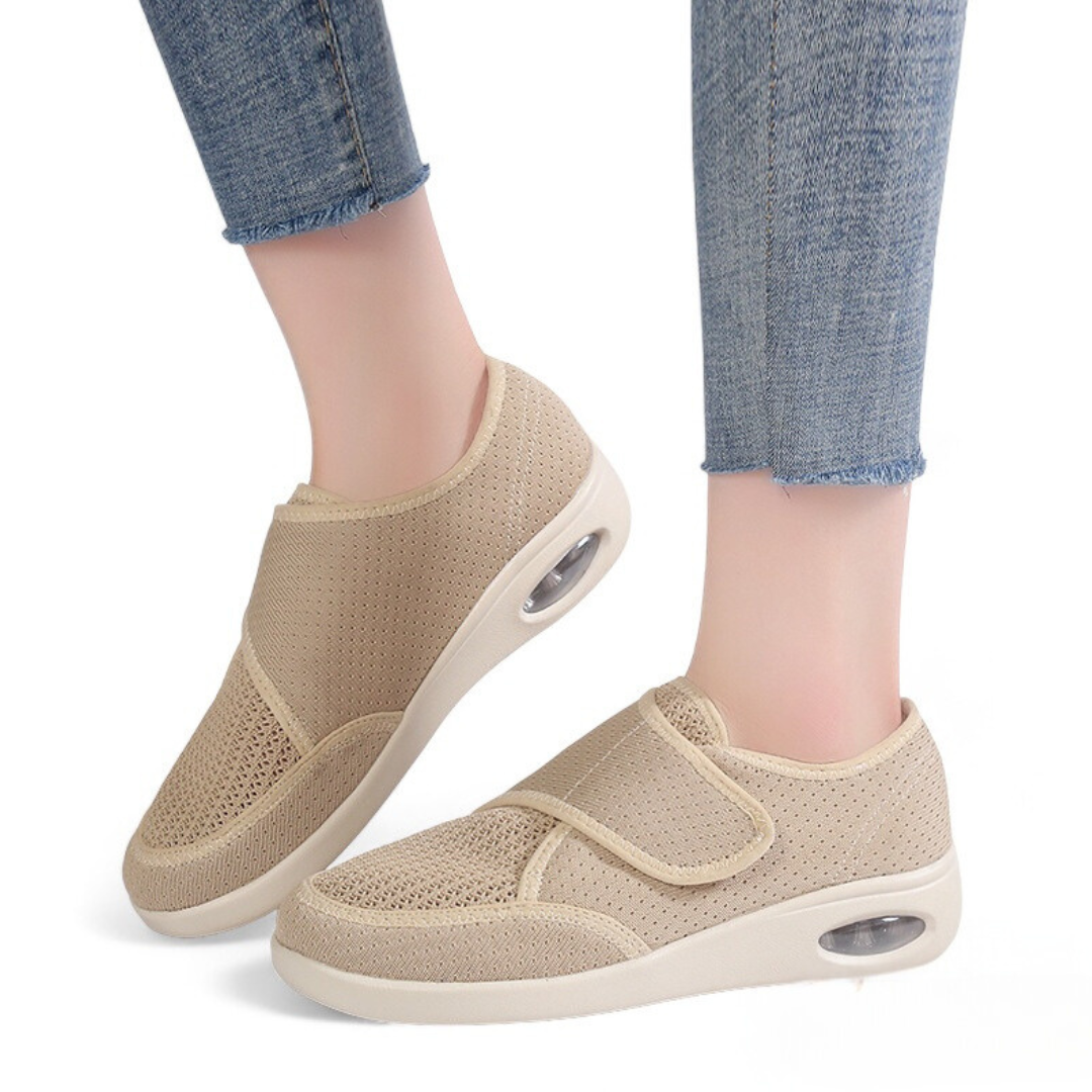 SooFeet Women Orthopedic Shoes Breathable Soft Standing All day Shoes