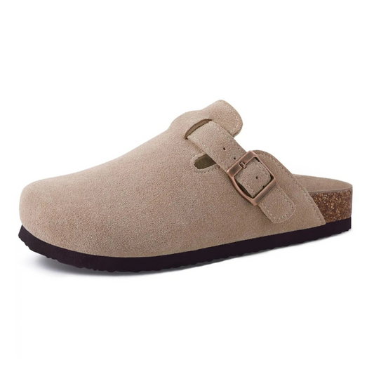 SooFeet Women Orthopedic Sandals Suede Mules