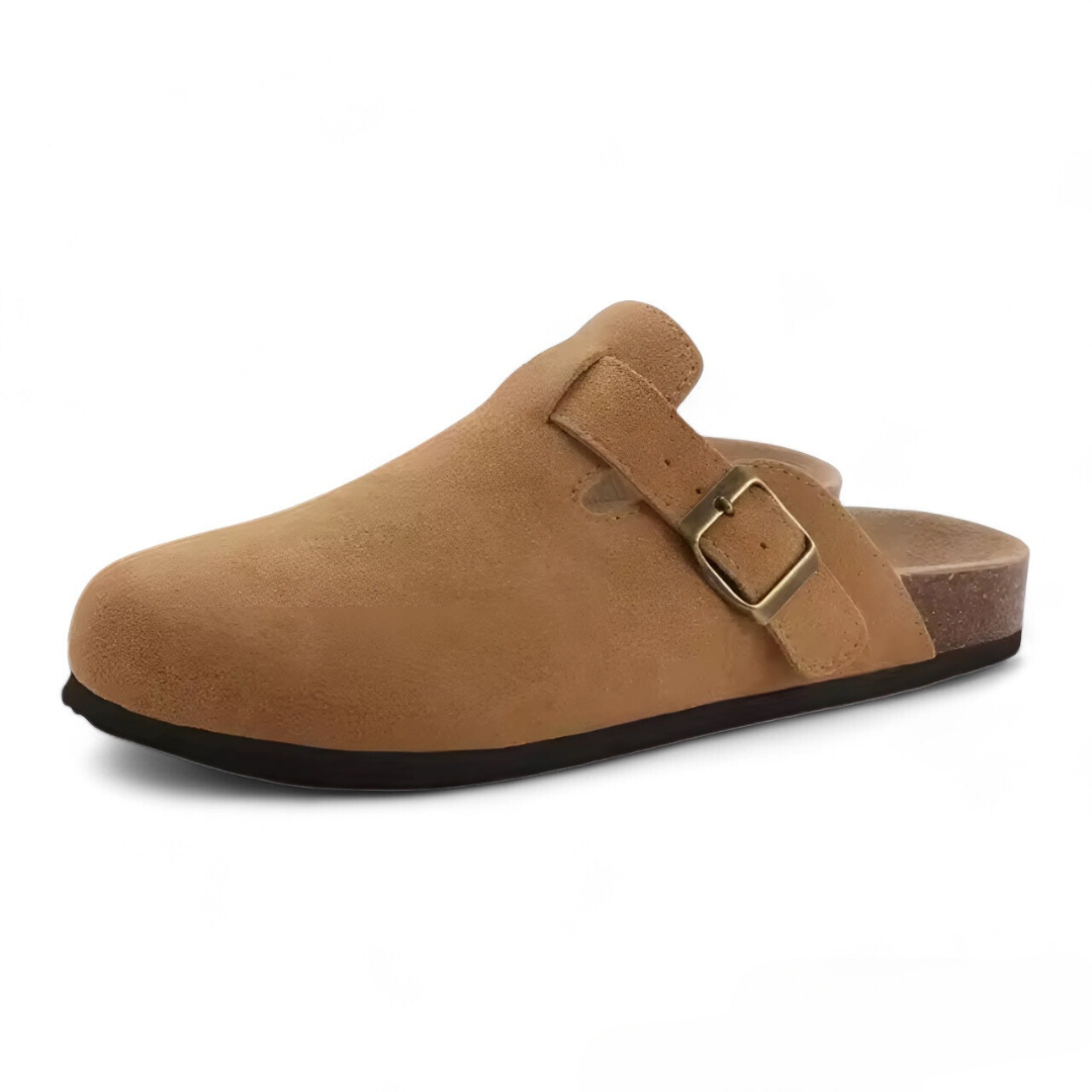 SooFeet Women Orthopedic Sandals Suede Mules