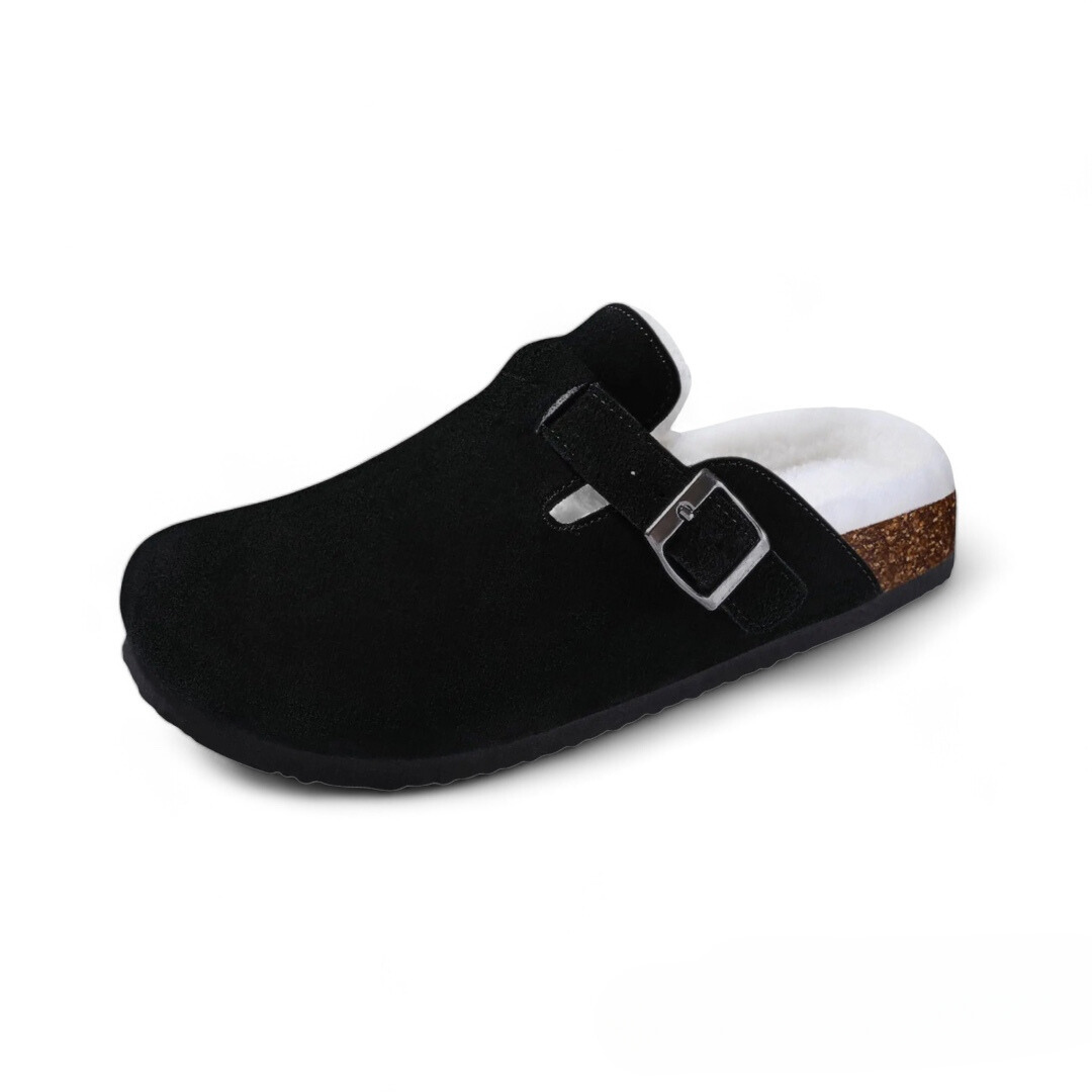 Soofeet Women Orthopedic Classic Fur Slippers Non-slip Winter Clogs