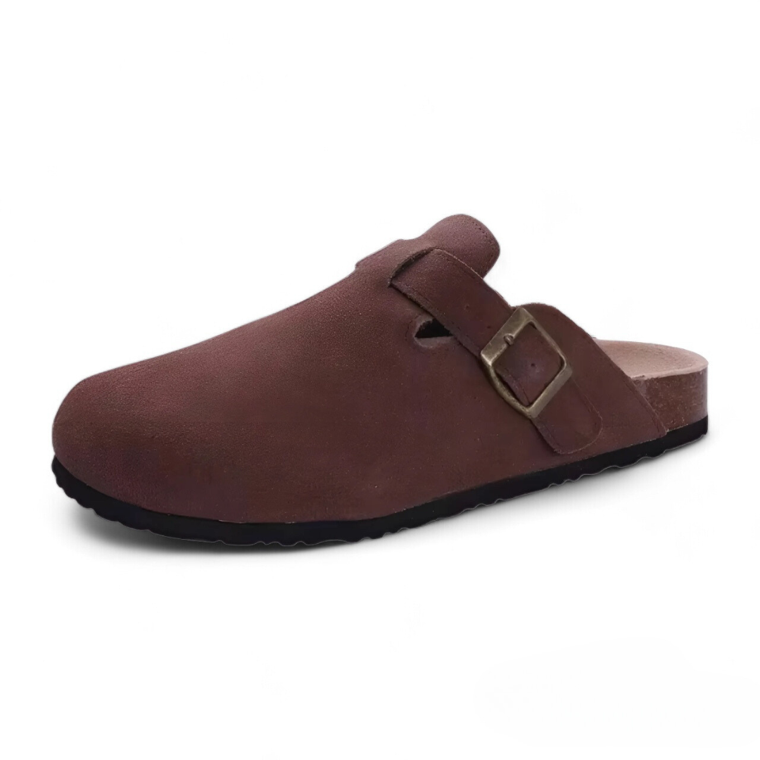 SooFeet Women Orthopedic Sandals Suede Mules