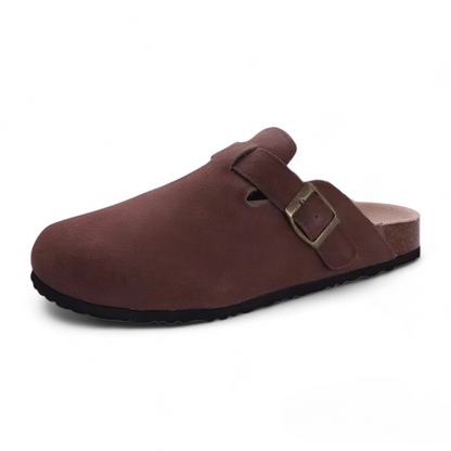 SooFeet Women Orthopedic Sandals Suede Mules