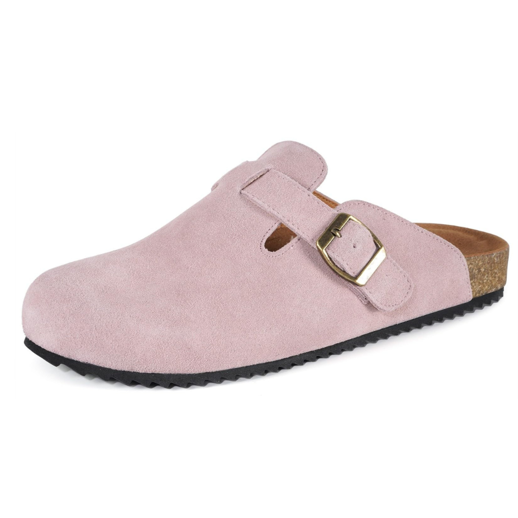 SooFeet Women Orthopedic Sandals Suede Mules