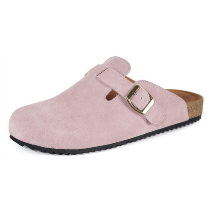SooFeet Women Orthopedic Sandals Suede Mules