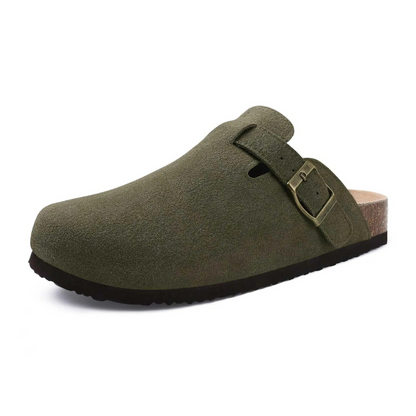 SooFeet Women Orthopedic Sandals Suede Mules