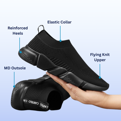 SooFeet's Women Sock Comfort | Arch-support Airy Lightweight Cushioned Nurse Shoes