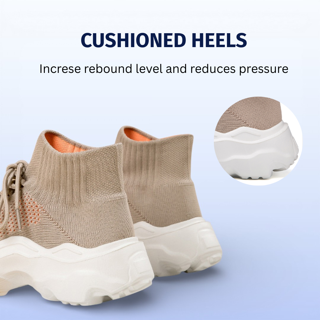 SooFeet's Women Sock Pro | Breathable Arch-support Cushioned Heels Nurse Shoes