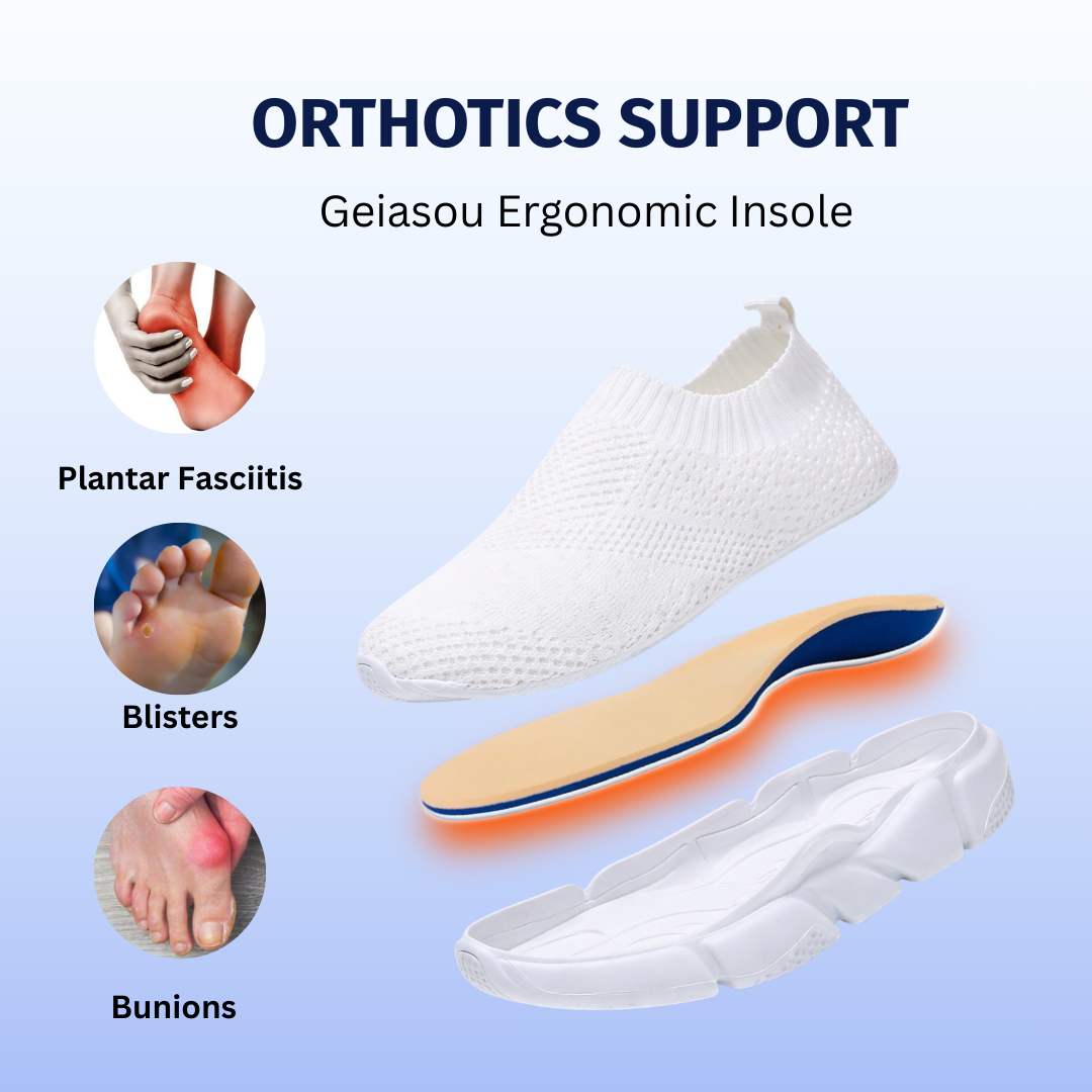 SooFeet's Women Sock Comfort | Arch-support Airy Lightweight Cushioned Nurse Shoes