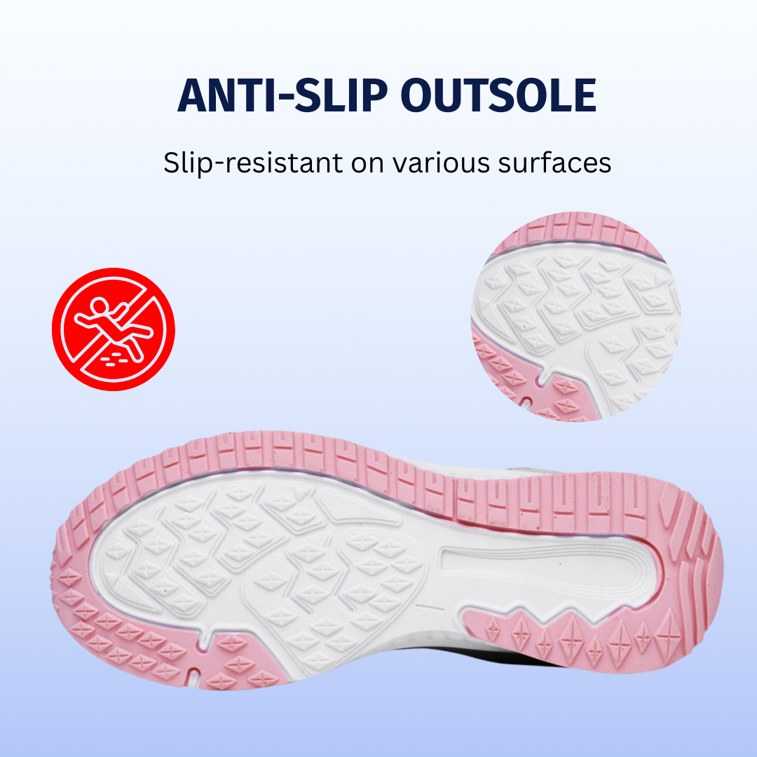 SooFeet's Women Daily Shift | Breathable Ultra-light Vulcanize Sporty On Fleek Nurse Shoes