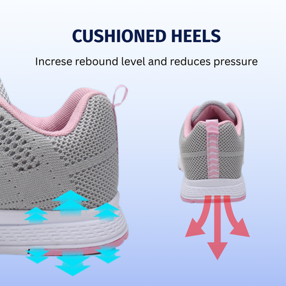 SooFeet's Women Daily Shift | Breathable Ultra-light Vulcanize Sporty On Fleek Nurse Shoes