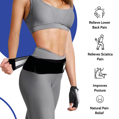 SooFeet Back Belts Adjustable Soft and Comfortable Airy Support Elastic Relaxation Braces