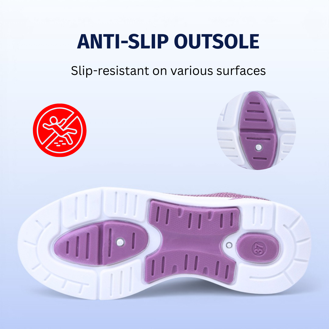SooFeet's Women Instant Slip | Breathable Comfy Slip-on Arch-support Nurse Shoes