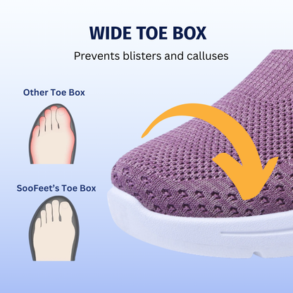 SooFeet's Women Instant Slip | Breathable Comfy Slip-on Arch-support Nurse Shoes