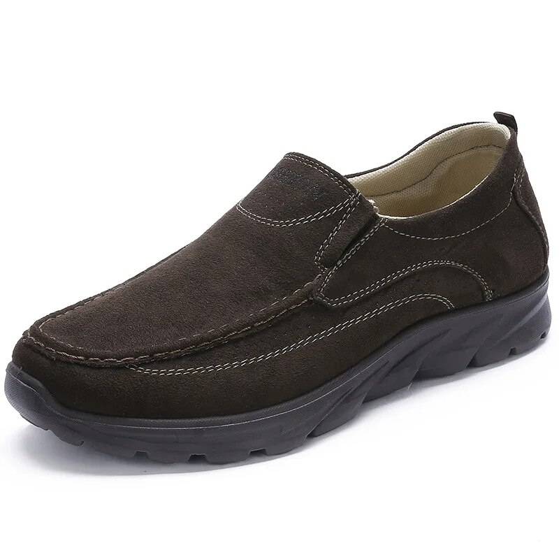 SooFeet Men Orthopedic Shoes Slip on Canvas Casual Shoes