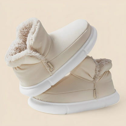 SooFeet Women Winter Slippers Best Waterproof Warm Lining Indoor Non-slip