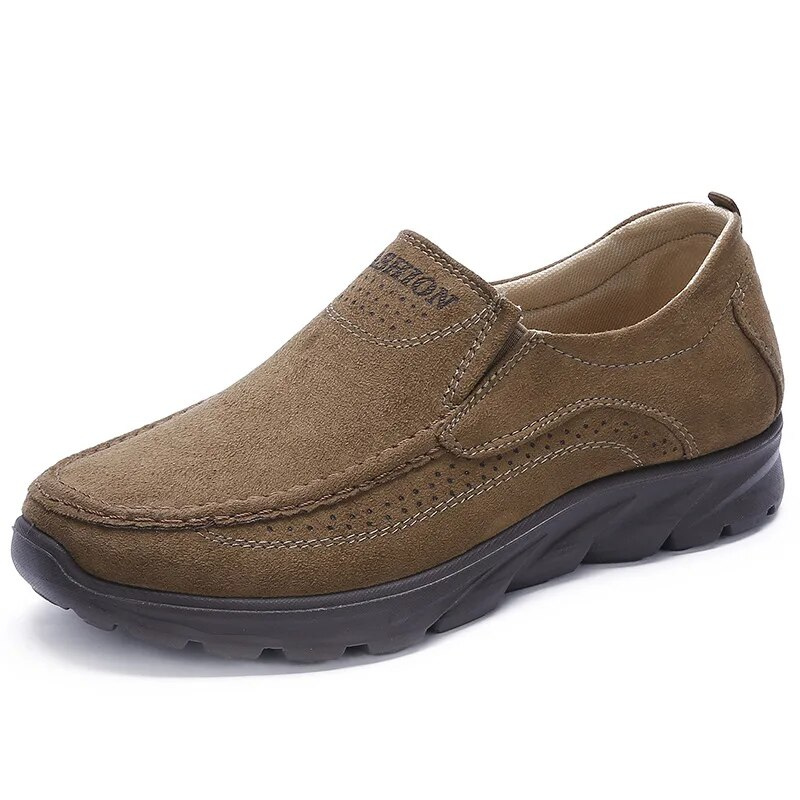 SooFeet Men Orthopedic Shoes Slip on Canvas Casual Shoes