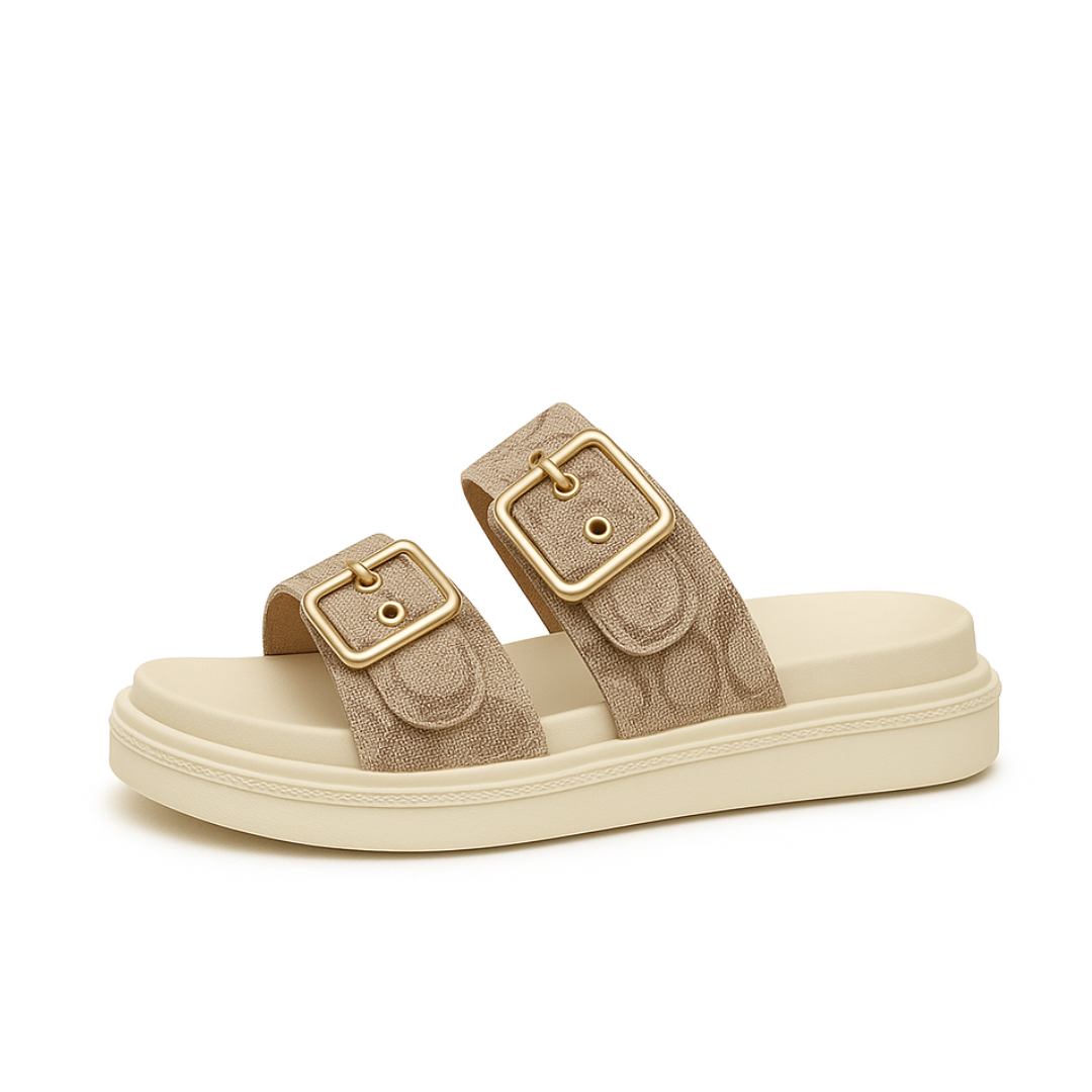 SooFeet New Orthopedic Women Thick-soled Arch Support Adjustable Strap Non-slip Summer
