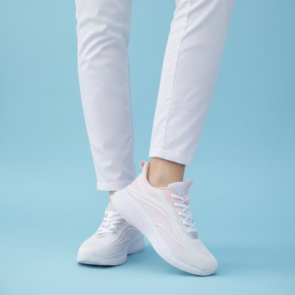 SooFeet's Women Shift Run | Ultra-light Airy Arch-support Slip-resistant Nurse Shoes