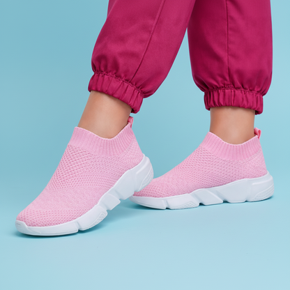 SooFeet's Women Sock Comfort | Arch-support Airy Lightweight Cushioned Nurse Shoes