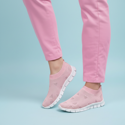 SooFeet's Women Sock Flex | Breathable Comfy Arch-support Elastic Slip-on Nurse Shoes